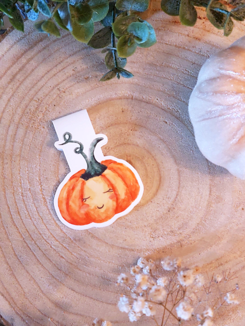 Magnetlesezeichen „Mrs. Pumpkin“