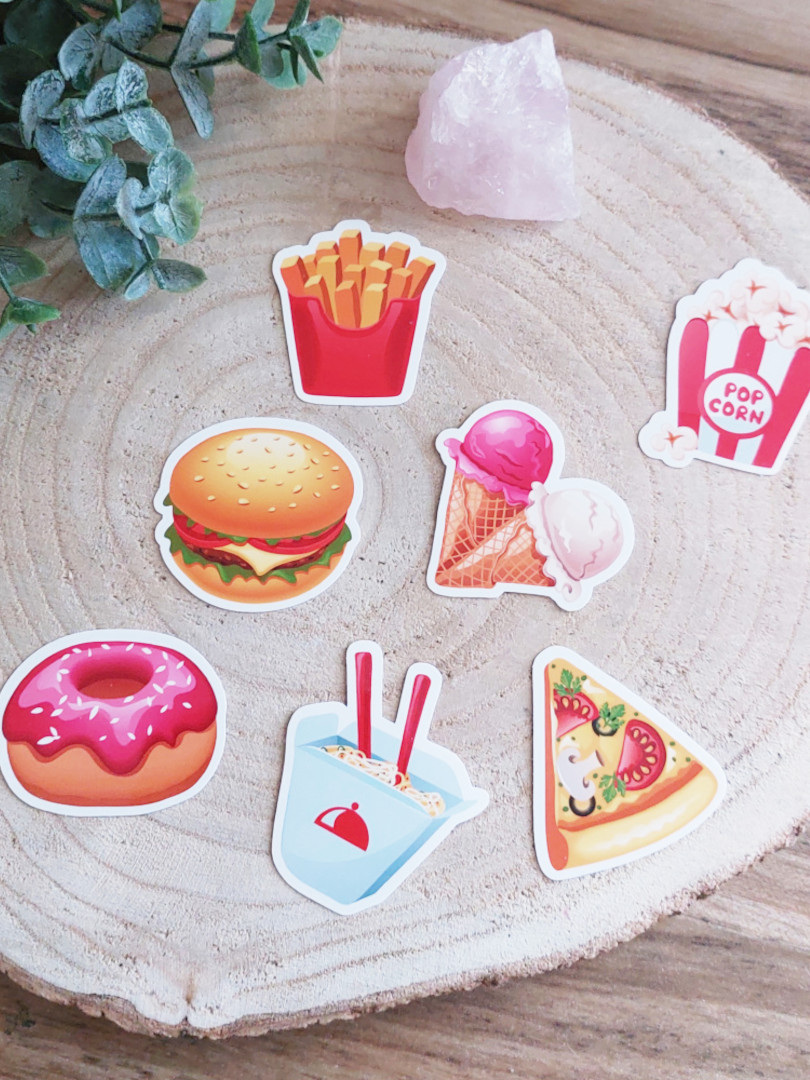 Sticker Flakes „Fast Food“