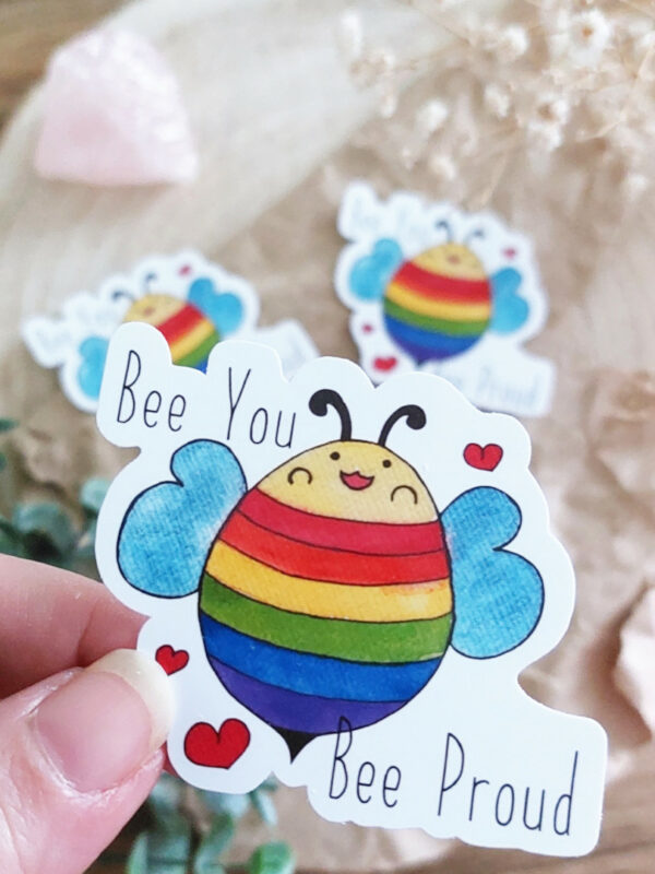 Vinylsticker „Proud Bee“