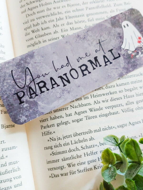 Lesezeichen „You had me at paranormal“