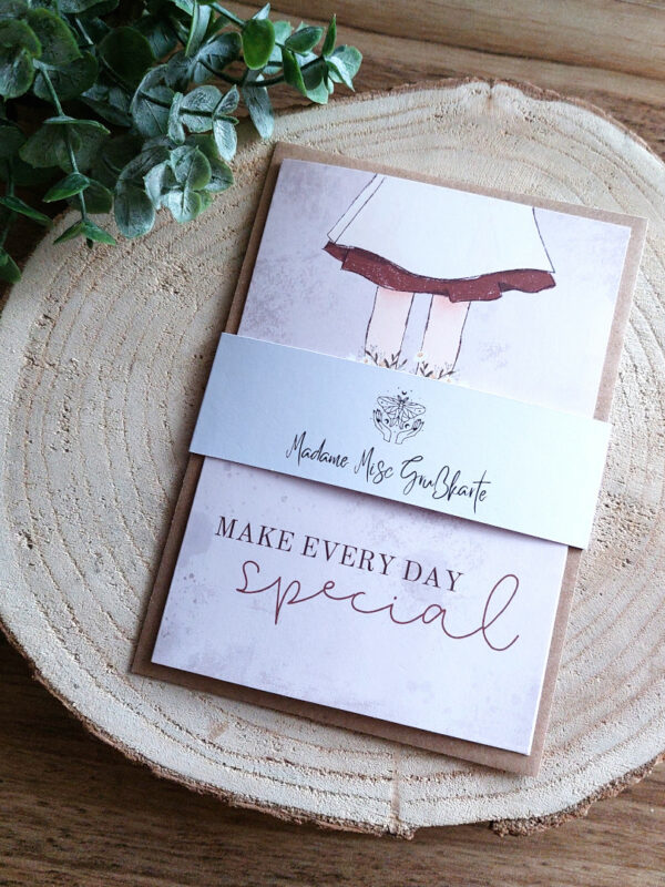 Grußkarte "Make every day special "